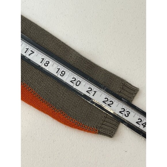 Jessica Simpson Colorblock Knit Sweater Dress Green Orange Size Small - Picture 12 of 14